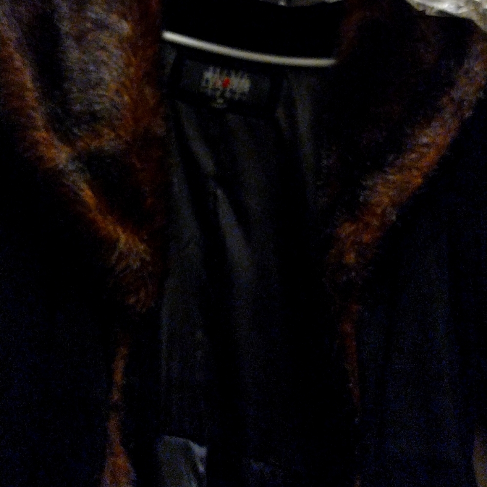 Leather coat